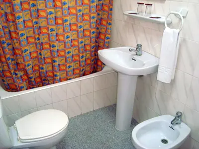 Un baño de Hostal Centro Ejido