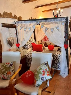 Zona de estar de Cuevas de la Paz - Cave House Holidays