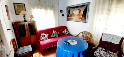 Zona de estar de Charming House in Íllar with Mountain View and Balcony