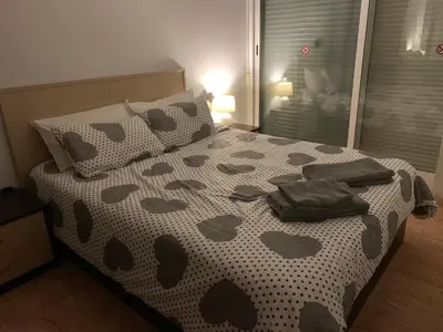 Cama o camas de una habitación en Alta Entinas complex