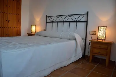 Cama o camas de una habitación en APARTAMENTO EL CAPRICHO DE AGUAMARGA