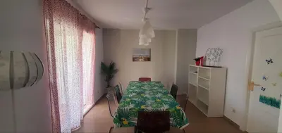 Cama o camas de una habitación en Casa Chafarinas