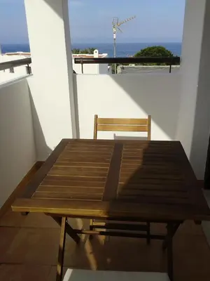 Un balcón o terraza de Frente al Mediterráneo en Carboneras