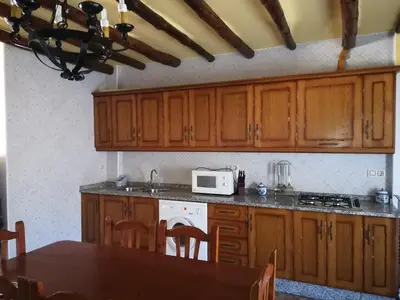 Una cocina o zona de cocina en Alojamientos Rurales Las Eras