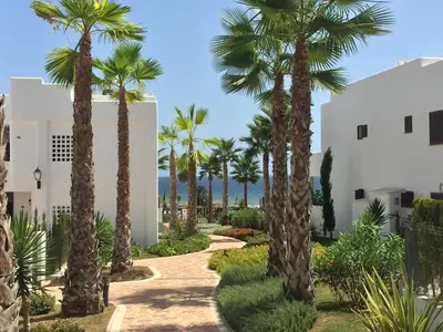 Jardín al aire libre en Cala