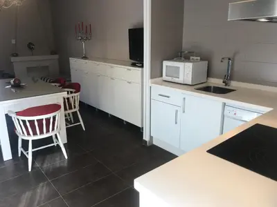 Una cocina o zona de cocina en Fercamar Costacabana