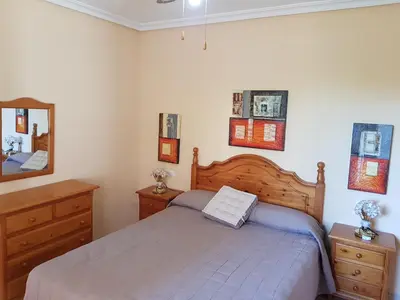 Cama o camas de una habitación en Apartamento Aguadulce Moreno