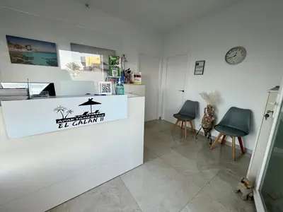 Una cocina o zona de cocina en Apartamentos El Galán II