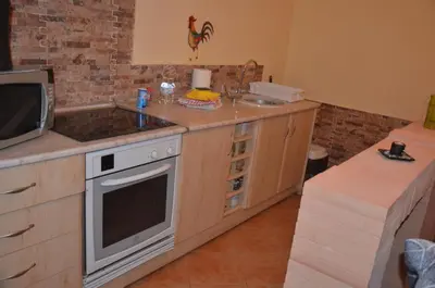 Una cocina o zona de cocina en Casa de desierto