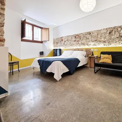 Cama o camas de una habitación en El 32