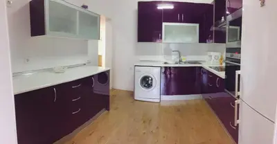 Una cocina o zona de cocina en PRECIOSA CASITA JUNTO AL MAR