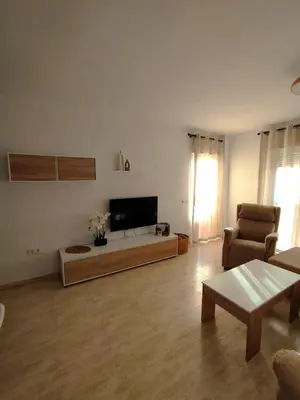 Una televisión o centro de entretenimiento en Las Salinas