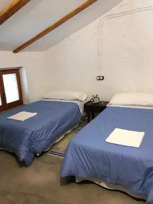 Cama o camas de una habitación en Cortijo El Rancho