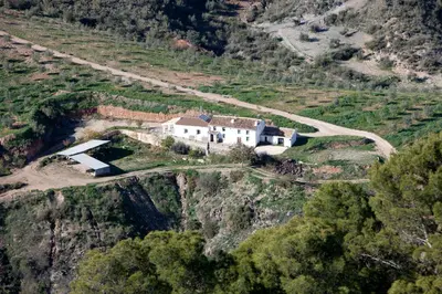 Paisaje cerca de este chalet de montaña