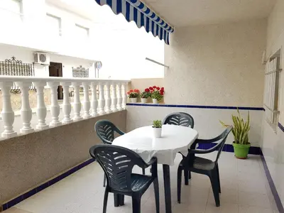 Zona de estar de Apartamentos Bajel