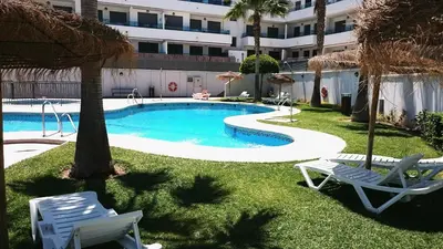Piscina en o cerca de Apartamento de dos dormitorios junto a Mojácar Playa
