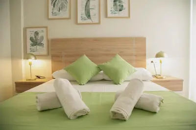 Cama o camas de una habitación en Be Free Carboneras
