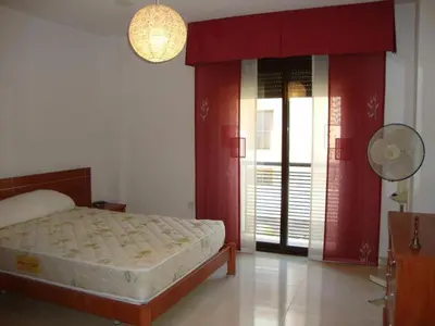 Cama o camas de una habitación en Apartamento 2 hab.en El Parador