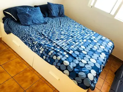 Cama o camas de una habitación en Casa Rural Aguilas (Murcia), Venta San Felipe