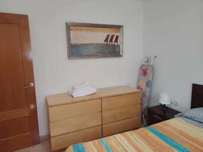 Cama o camas de una habitación en APARTAMENTO JAZMINERO