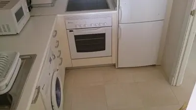 Una cocina o zona de cocina en Mojacar Playa para Familias