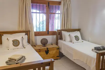 Cama o camas de una habitación en Casa Meridian