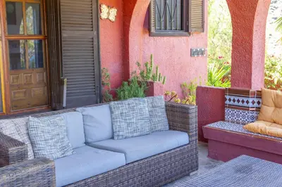 Zona de estar de Casa Meridian