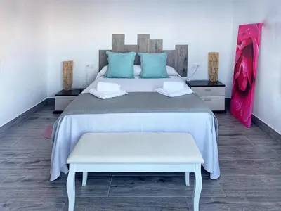 Cama o camas de una habitación en Alojamientos 4nudos