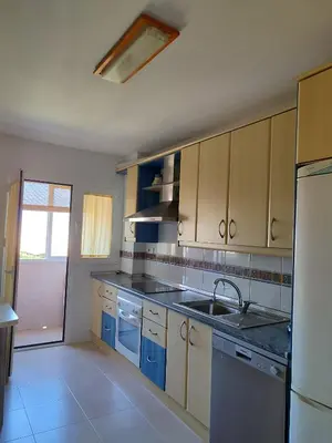 Una cocina o zona de cocina en Apartamentos San Miguel 2