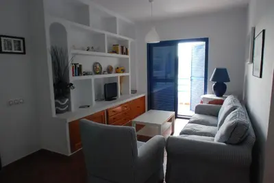 Zona de estar de Nice apartment in San José