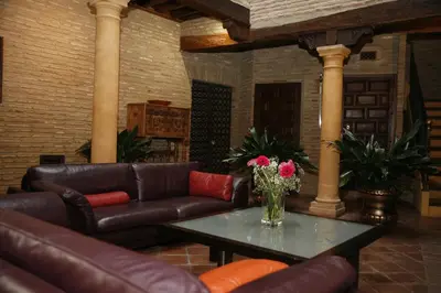 Zona de estar de HABITACIONES LAS TERMAS