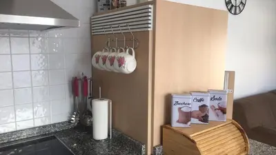 Una cocina o zona de cocina en Bea Laguna Beach Vera Playa - Private Jacuzzi