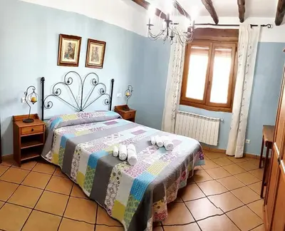 Cama o camas de una habitación en Elegant Villa in Vélez-Rubio with Private Pool