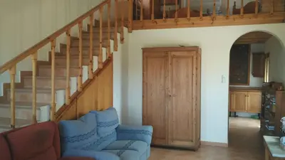Zona de estar de Casa Linda, pequeña casa de vacaciones en Urrá, Sorbas