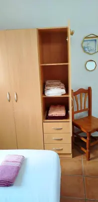 Cama o camas de una habitación en Casa Indalo Mojácar