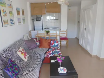 Zona de estar de Apartamento Tres Pinos