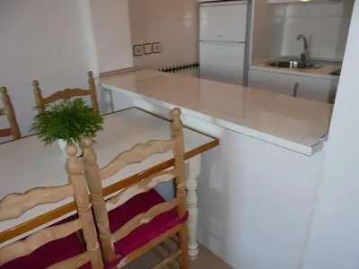 Cama o camas de una habitación en Apartamento Tres Pinos