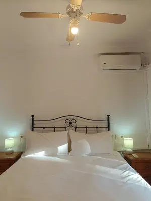 Cama o camas de una habitación en Bahía de Vera Apartamento Luisa