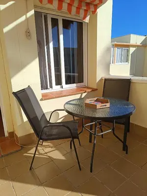 Un balcón o terraza de Bahía de Vera Apartamento Luisa
