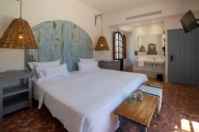 Cama o camas de una habitación en Finca Maltes San José