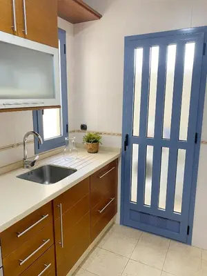 Una cocina o zona de cocina en Las Salinas