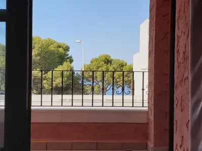Un balcón o terraza de House Parra
