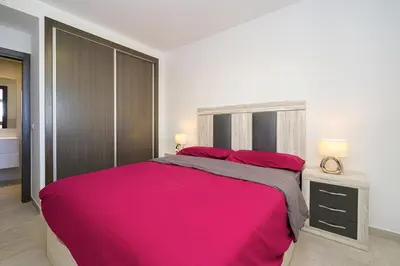 Cama o camas de una habitación en Sol en Pulpi