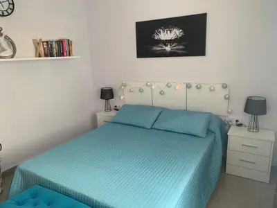 Cama o camas de una habitación en Diamond Vera Costa