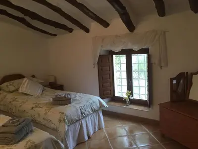 Cama o camas de una habitación en Cortijo Esquina B&B Guesthouse