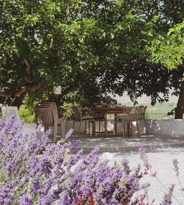 Jardín al aire libre en Cueva OTTO Familiar Privada