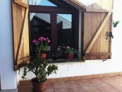 Jardín al aire libre en El Ático de La Casa Viva