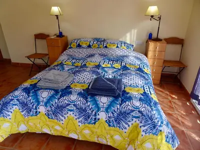 Cama o camas de una habitación en Villa Clairol