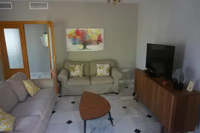 Una televisión o centro de entretenimiento en Cortijo del Aguila