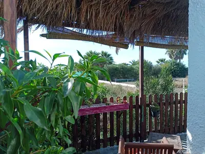 Jardín al aire libre en Cortijo Los Flamencos